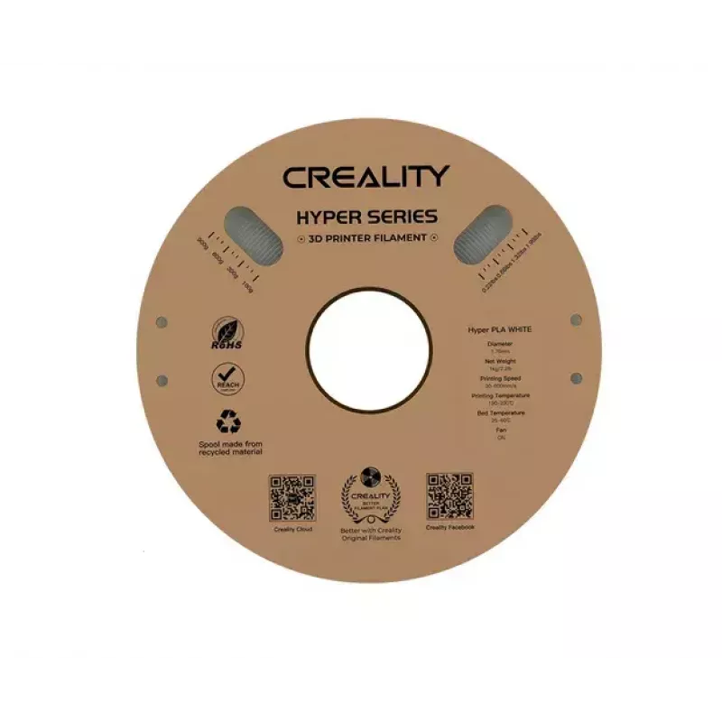 3D printing material Creality 3D 3301010335 Polylactic acid (PLA) White 1 kg