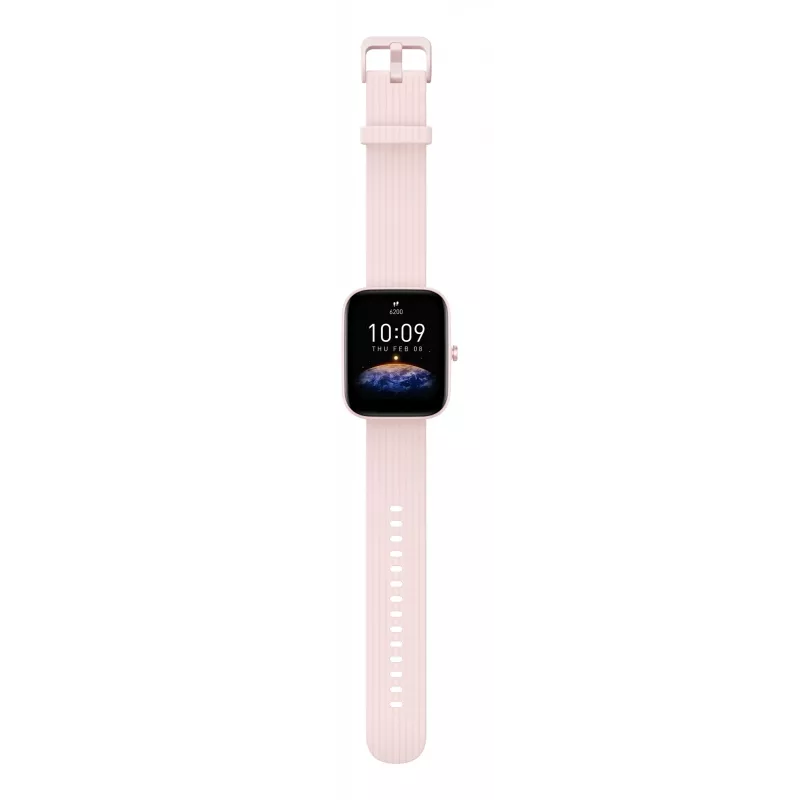 Amazfit Bip 3 Pro 4.29 cm (1.69 inch) TFT 44 mm Digital 240 x 280 pixels Touchscreen Pink GPS (satellite)