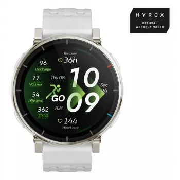 Smartwatch Amazfit Active 3 — 3.35 cm (1.32 inch) AMOLED, 466×466, Touchscreen, GPS, 365 mAh, Silicone band
