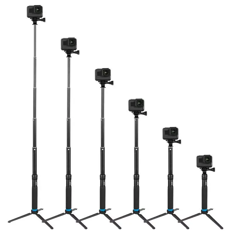 Selfie stick tripod Telesin GP-MNP-090-S adjustable height lightweight