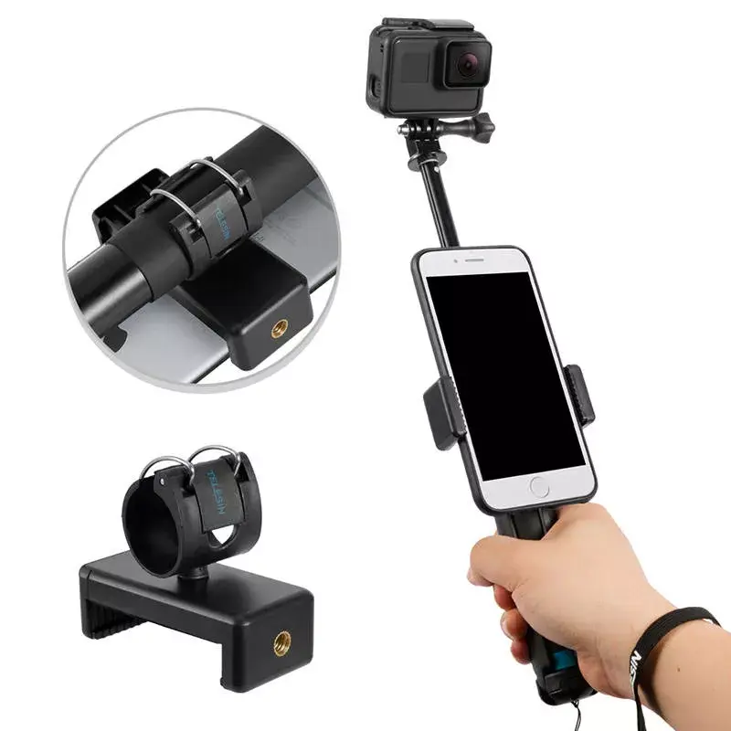 Selfie stick tripod Telesin GP-MNP-090-S adjustable height lightweight