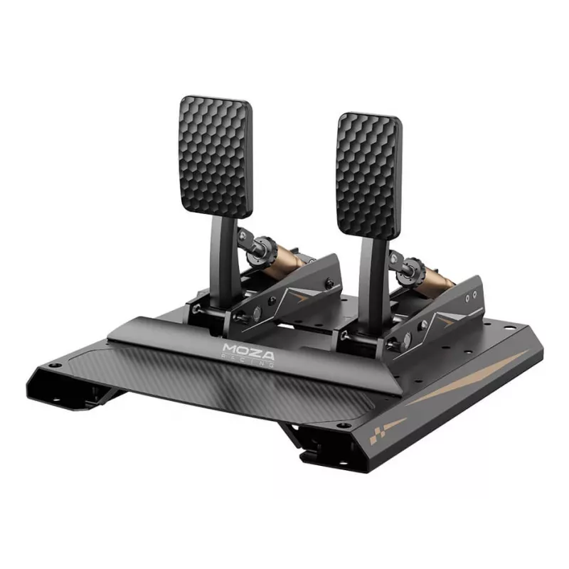 Moza Racing CRP2 Pedals(throttle+braker), Pedal, Black, Carbon fibre, Steel, 15 - 23°