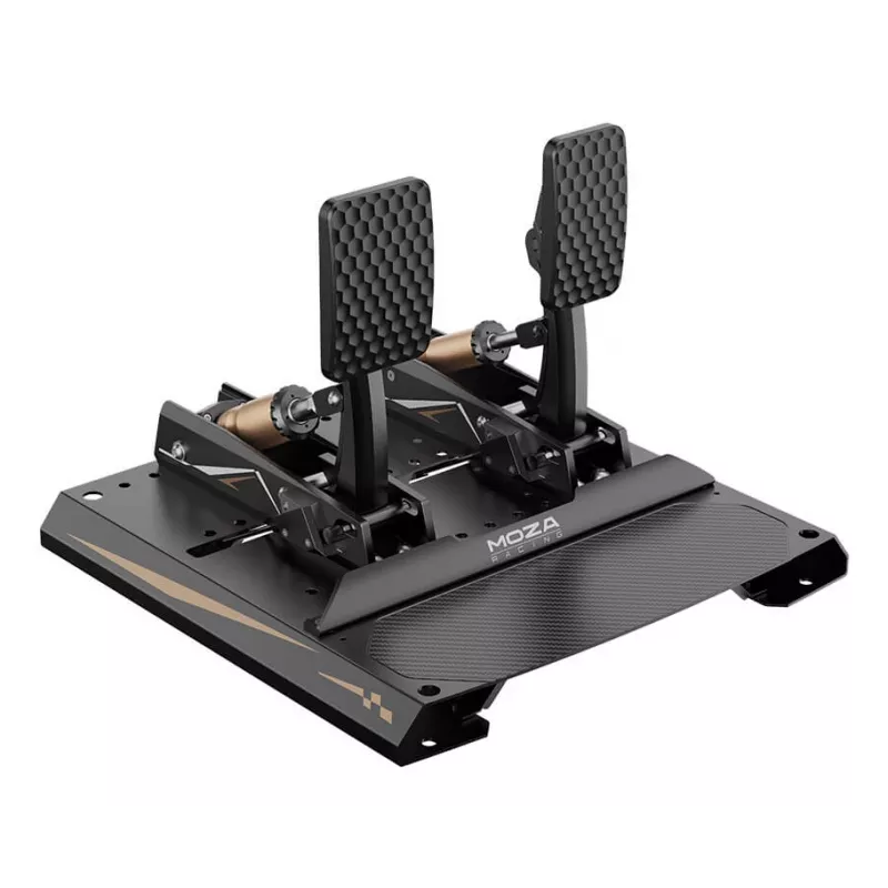 Moza Racing CRP2 Pedals(throttle+braker), Pedal, Black, Carbon fibre, Steel, 15 - 23°