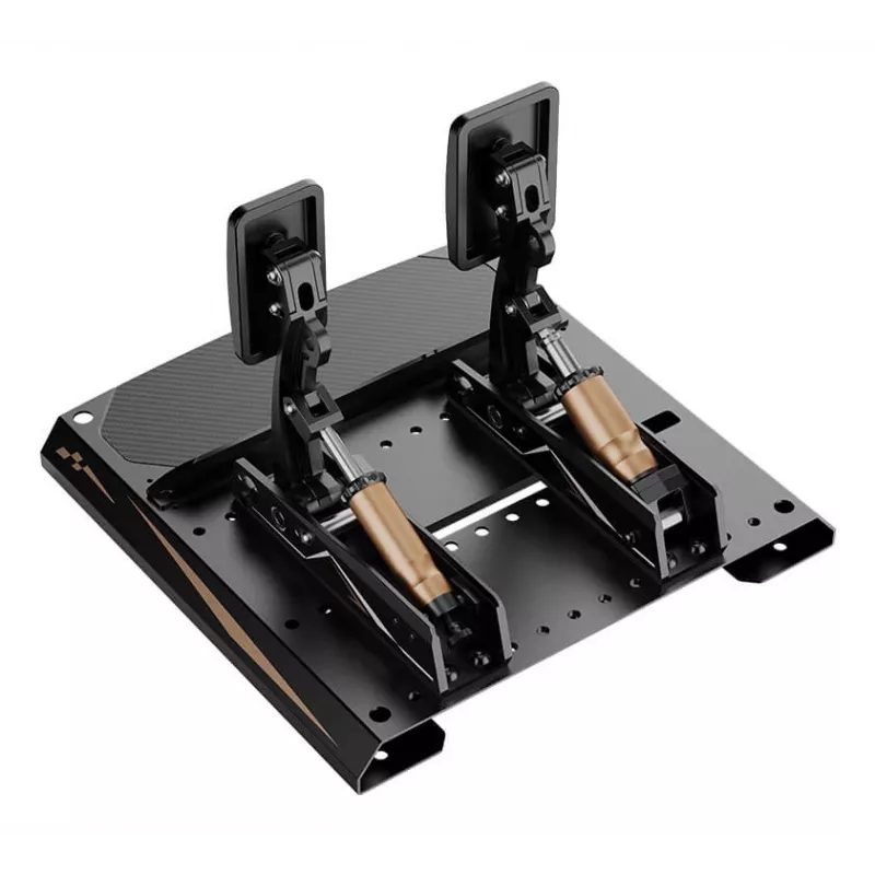 Moza Racing CRP2 Pedals(throttle+braker), Pedal, Black, Carbon fibre, Steel, 15 - 23°