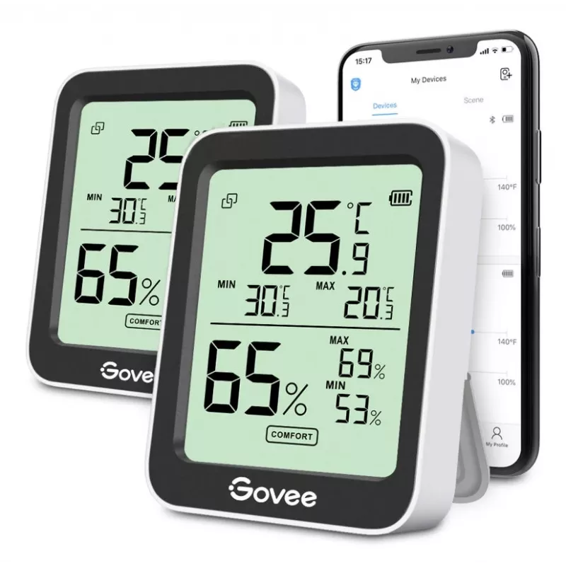 Govee H5075 Indoor Temperature & humidity sensor Freestanding Wireless