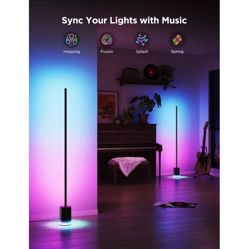 Govee Floor Lamp 2, Matter ready, black