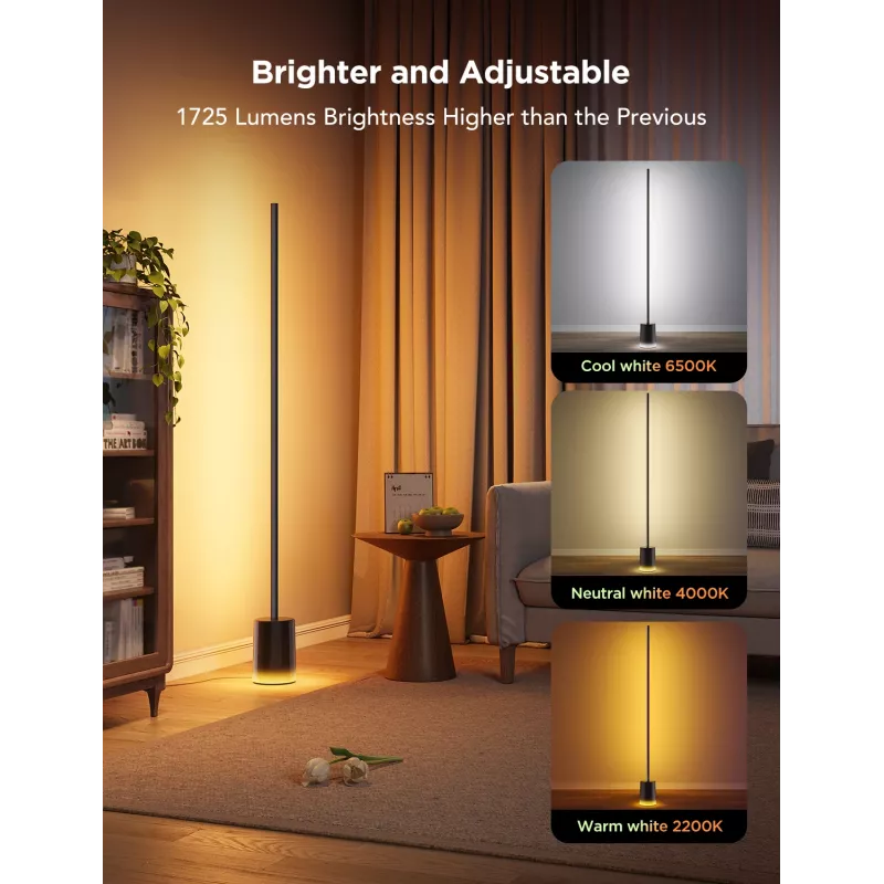 Govee Floor Lamp 2, Matter ready, black