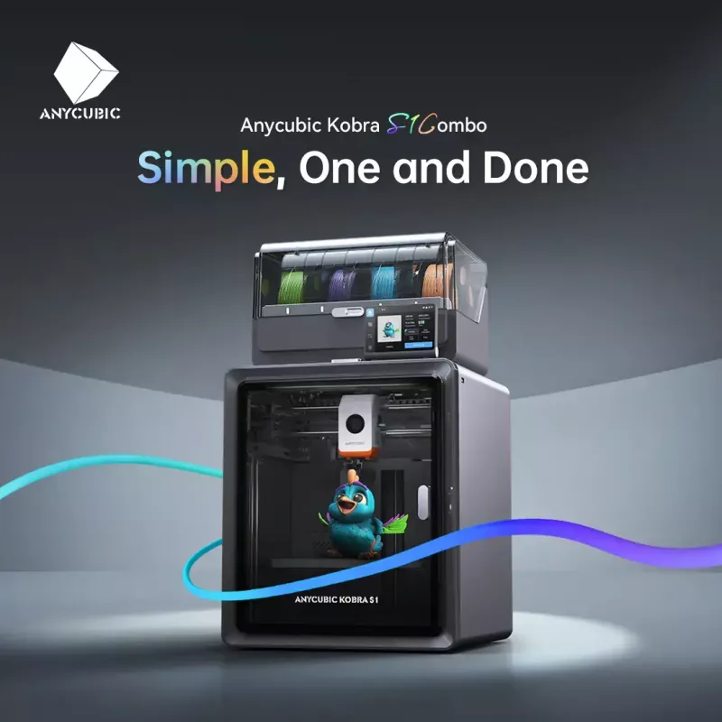 3D Printer 3D Prima Anycubic Kobra S1 Combo 250x250x250mm 600mm/sec