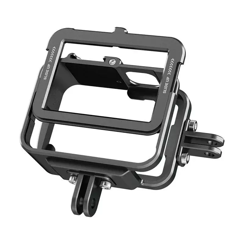 Aluminum Camera Cage Telesin GP-FMS-G11-TZ for GoPro Hero 12/11/10/9 with Vertical Adapter