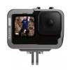 Aluminum Camera Cage Telesin GP-FMS-G11-TZ for GoPro Hero 12/11/10/9 with Vertical Adapter