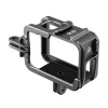 Aluminum Camera Cage Telesin GP-FMS-G11-TZ for GoPro Hero 12/11/10/9 with Vertical Adapter