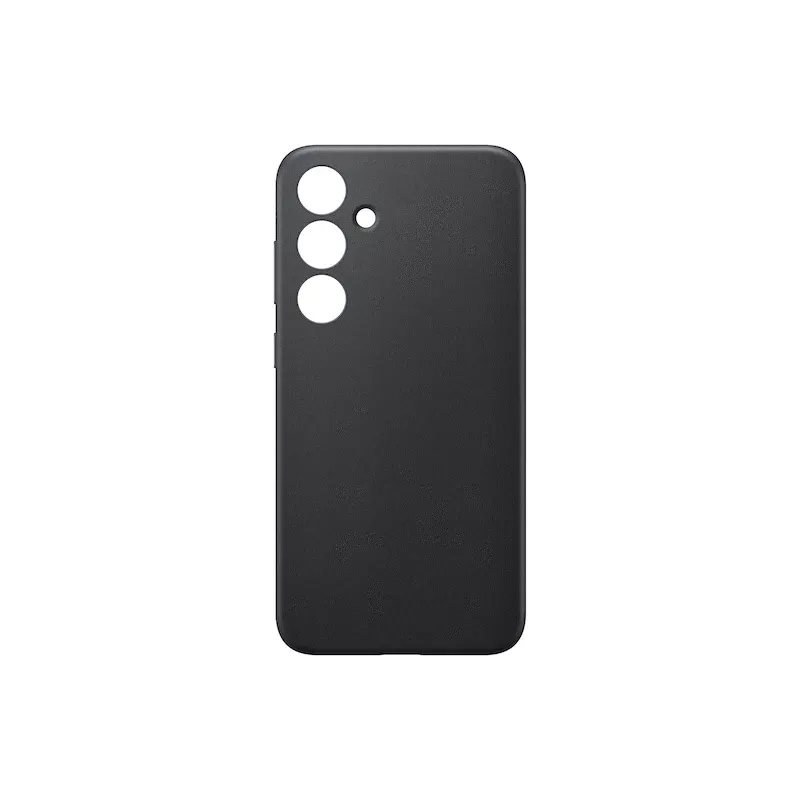 Samsung Galaxy S24+ Vegan Leather Case Black Monochromatic 6.7-inch