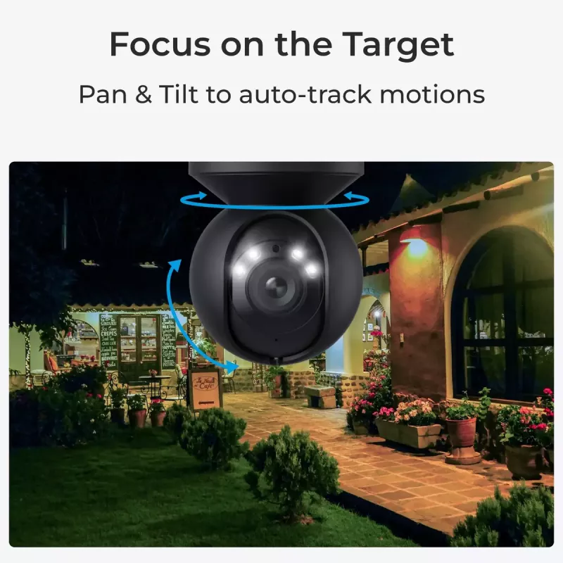 IP security camera Reolink E540-B 5MP outdoor Wi‑Fi, 2560x1920, 355° pan, 0–50° tilt, IP65, MicroSD up to 256 GB