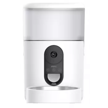 Automatic Pet Feeder IMOU PF1 — 4 L Stainless Steel Hopper, Wi‑Fi 4, Battery/DC Power, 1 Bowl