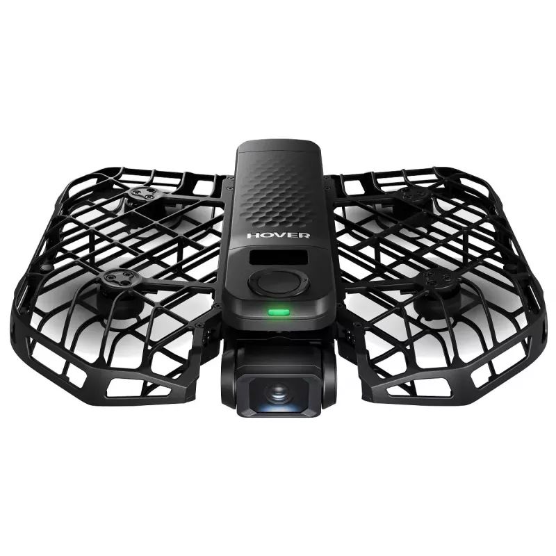 Mini-drone HOVERAir X1 Pro — 4-rotor, 12 MP camera, 4K video, 1000 m range, 1920 mAh battery, 32 GB internal, Black