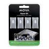 Replacement lawn mower blade MOVA MBKM10 for Mova 1000/600, 160×120×15 mm, 12 pcs