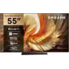 Smart TV Dreame Aura S100 55 inch, QLED+ (Mini Led), 4K UHD, Google TV, 144Hz, AI processor, integrated soundbar, black