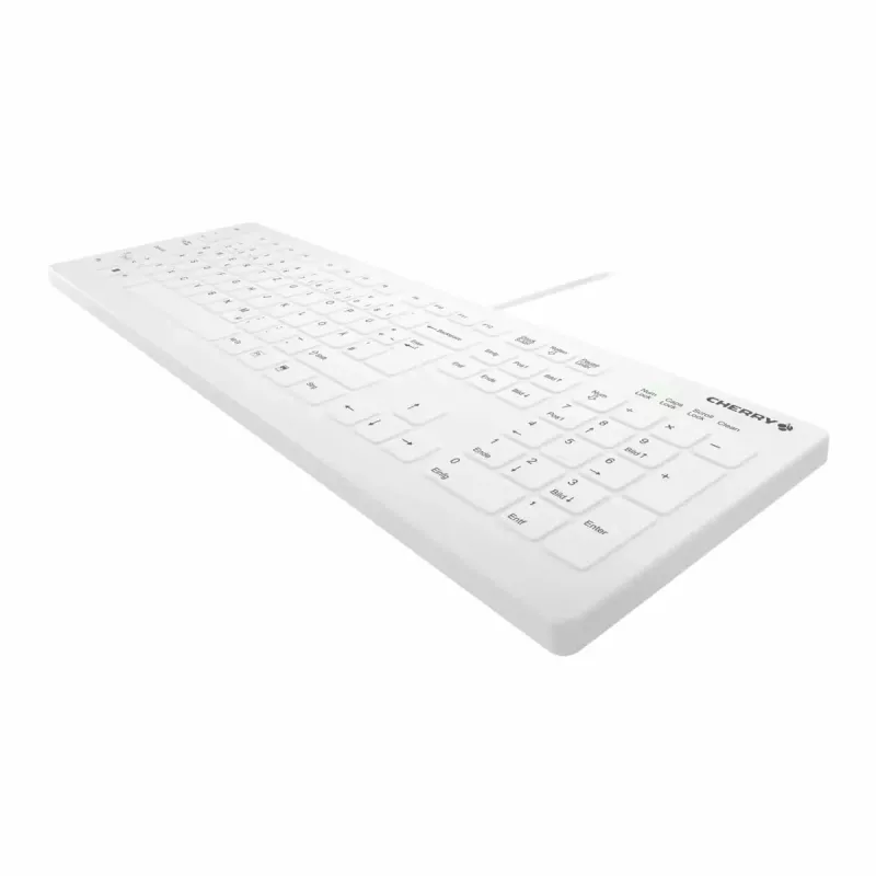 Wired full-size keyboard active key CHERRY AK-C8112 Medical USB QWERTZ 105 keys white 1.8 m