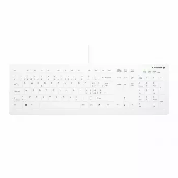 Wired full-size keyboard active key CHERRY AK-C8112 Medical USB QWERTZ 105 keys white 1.8 m