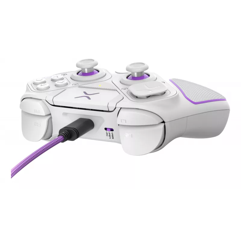 Gamepad VICTRIX 052-002-WH Wired & Wireless RF/USB, USB-C, 2000mAh, PC/PS4/PS5, Violet/White