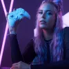 Gamepad VICTRIX 052-002-WH Wired & Wireless RF/USB, USB-C, 2000mAh, PC/PS4/PS5, Violet/White