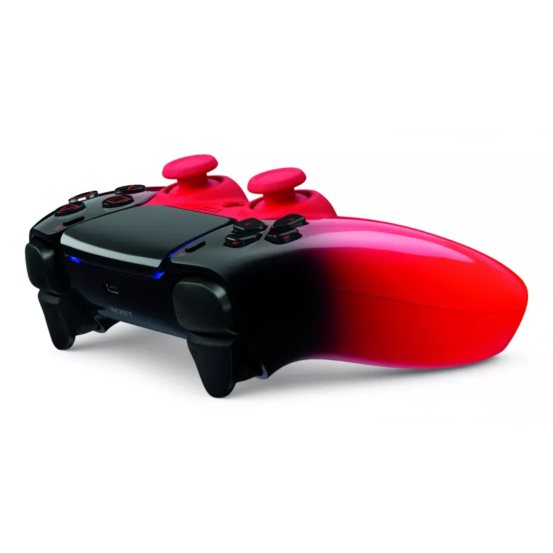 Gamepad Sony DualSense for PlayStation 5 — Bluetooth/USB, Battery, Black/Red, USB-C, 188×69×189 mm