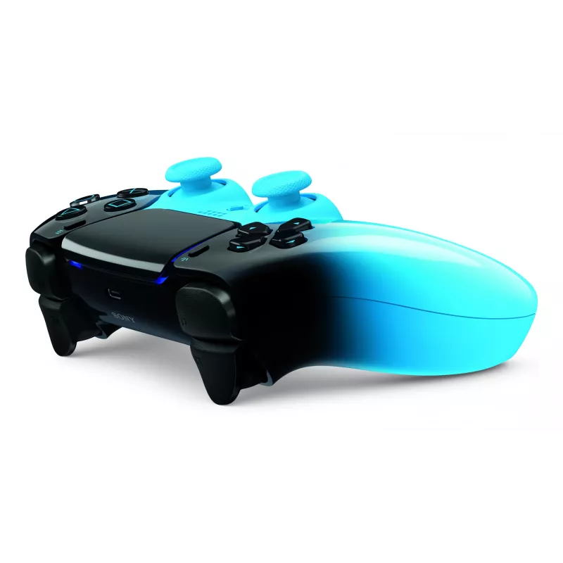 Gamepad Sony DualSense for PlayStation 5, Bluetooth/USB, Black/Blue, USB-C, Battery-powered