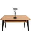 Desktop microphone stand Shure SH-DESKTOP1, round metal base, 3/8 inch thread, height 26.7–40.6 cm, black