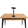 Desktop microphone stand Shure SH-DESKTOP1, round metal base, 3/8 inch thread, height 26.7–40.6 cm, black