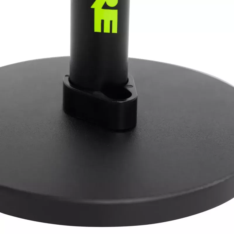 Desktop microphone stand Shure SH-DESKTOP1, round metal base, 3/8 inch thread, height 26.7–40.6 cm, black
