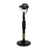 Desktop microphone stand Shure SH-DESKTOP1, round metal base, 3/8 inch thread, height 26.7–40.6 cm, black