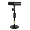 Desktop microphone stand Shure SH-DESKTOP1, round metal base, 3/8 inch thread, height 26.7–40.6 cm, black