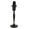 Desktop microphone stand Shure SH-DESKTOP1, round metal base, 3/8 inch thread, height 26.7–40.6 cm, black
