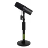 Desktop microphone stand Shure SH-DESKTOP1, round metal base, 3/8 inch thread, height 26.7–40.6 cm, black