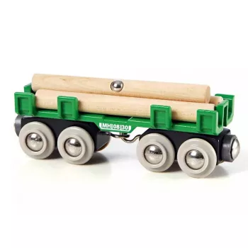 Ravensburger BRIO Lumber Loading Wagon model railway accessory, 4 pieces, multicolour