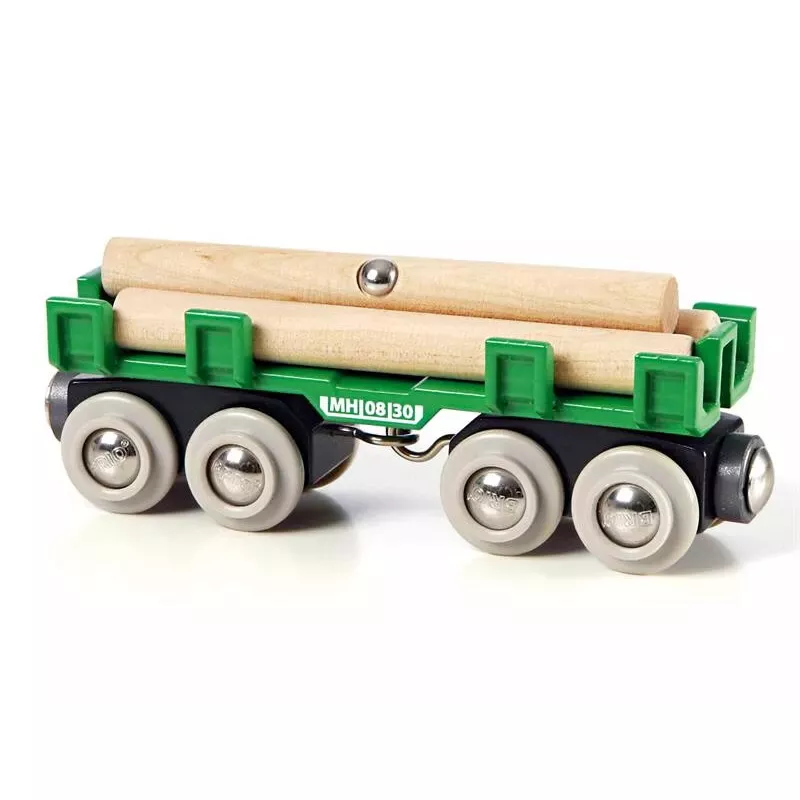 Ravensburger BRIO Lumber Loading Wagon model railway accessory, 4 pieces, multicolour
