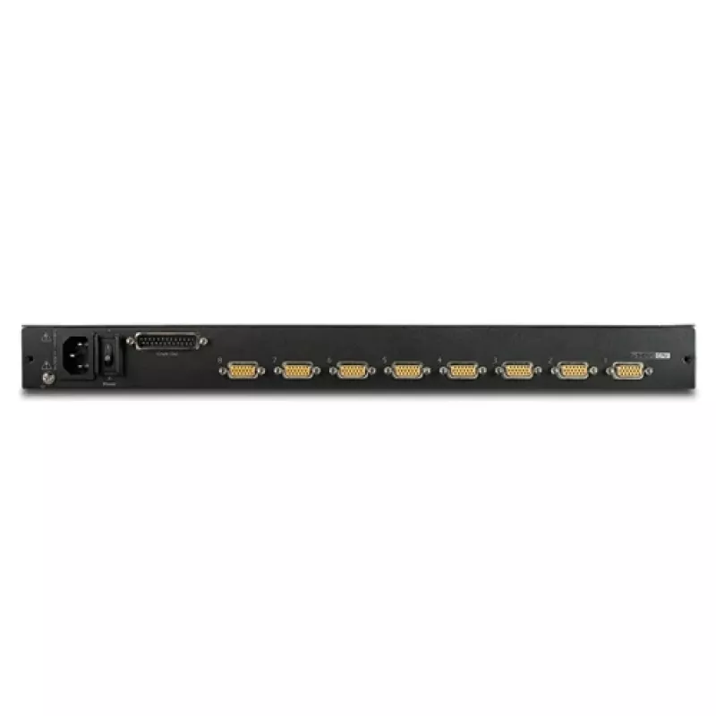 APC 17 inch Rack LCD Console with Integrated 8 Port Analog KVM Switch