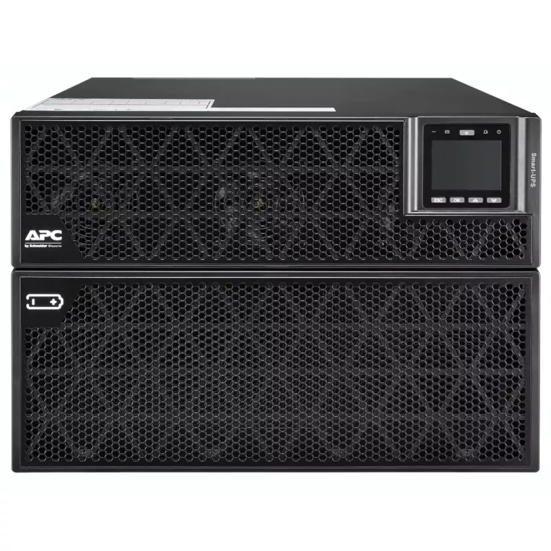 APC Smart-UPS On-Line, 15kVA/15kW, Rack/Tower, 230V/380V...415V, Hard wire 5-wire(3P+N+E)+3-wire(1P+N+E), Network Card, W/O rail kit