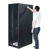 APC Easy Rack, 42U, Black, With Roof, Castors, Feet, 4 Brackets, and Side Panels, No Bottom, 1991H x 600W x 800D mm