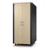 APC NetShelter Soundproof, 32U, Server Rack Enclosure, 230V, Maple