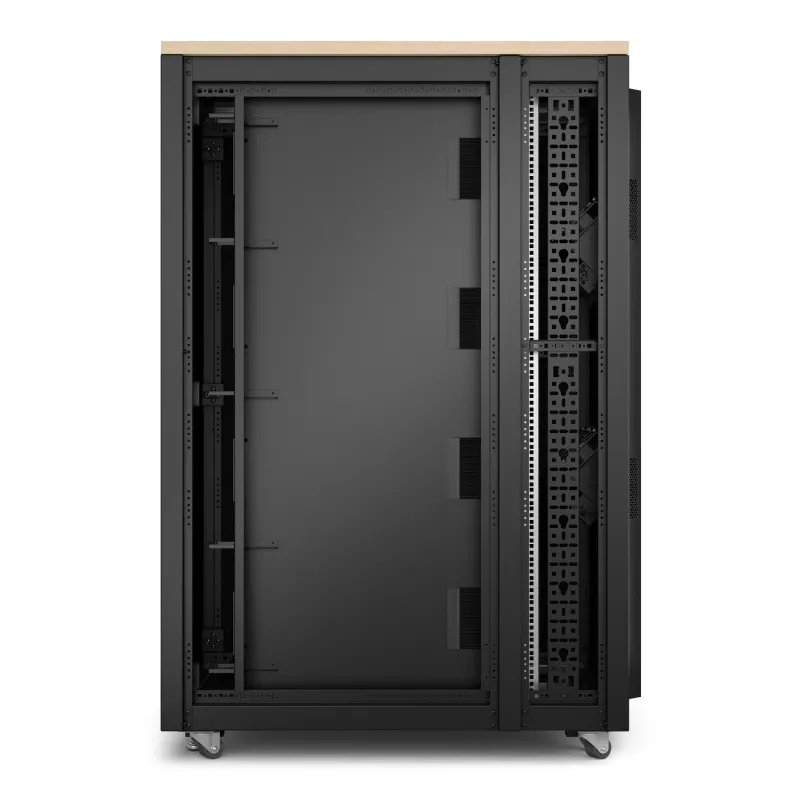 APC NetShelter Soundproof, 32U, Server Rack Enclosure, 230V, Maple
