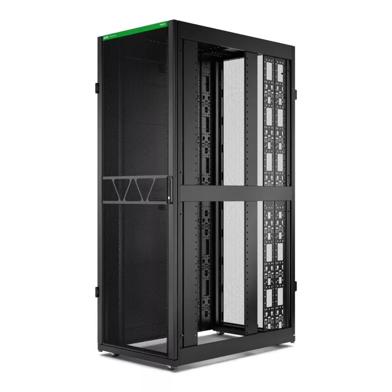 APC NetShelter SX Server Rack Gen 2, 45U, 2124H x 750W x 1200D mm, with Sides, Black