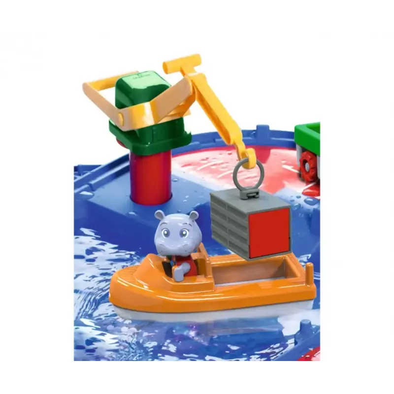 Waterway canal playset BIG Aquaplay MegaLockBox for ages 3–7, multicolour blue components