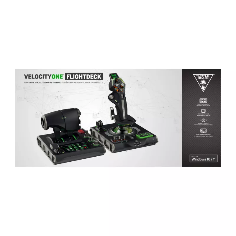 Flightstick Turtle Beach VelocityOne Black USB Analogue Digital PC