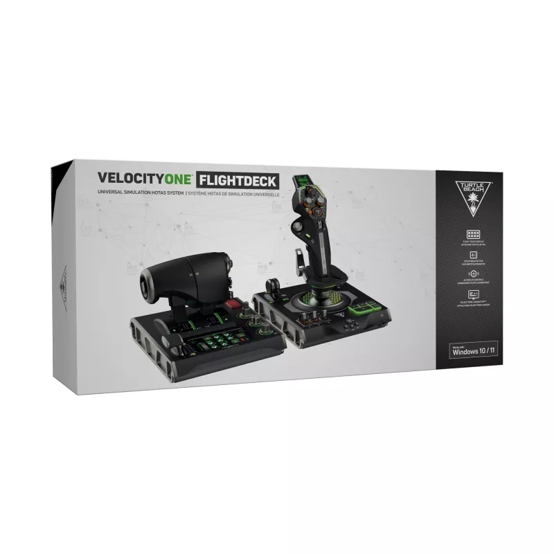 Flightstick Turtle Beach VelocityOne Black USB Analogue Digital PC