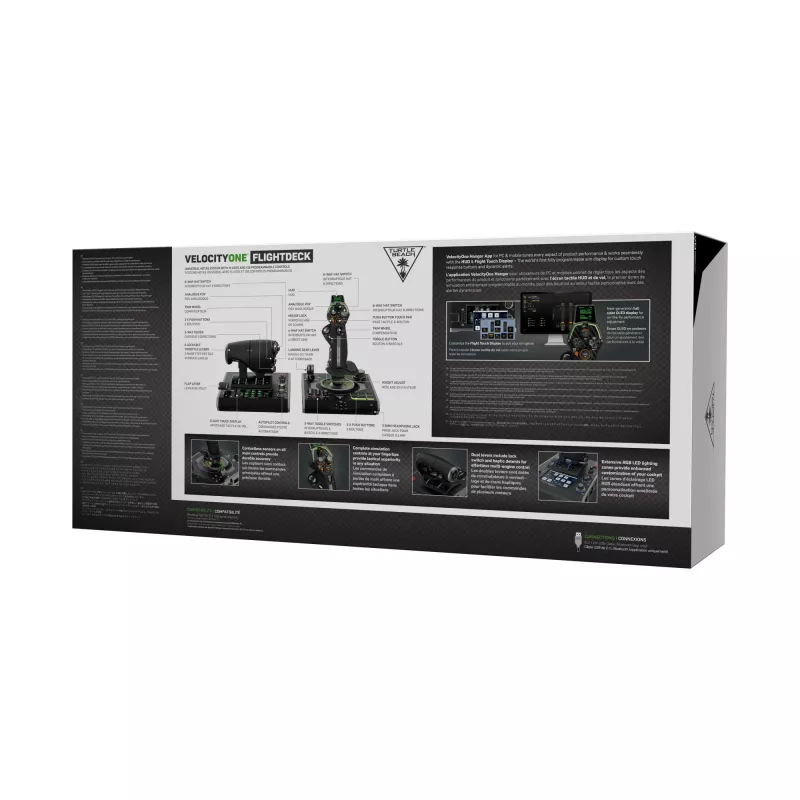 Flightstick Turtle Beach VelocityOne Black USB Analogue Digital PC