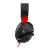 Over-ear stereo gaming headset Turtle Recon 70 — black, wired stereo, single‑earcup controls