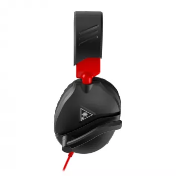 Over-ear stereo gaming headset Turtle Recon 70 — black, wired stereo, single‑earcup controls