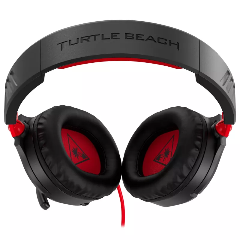 Over-ear stereo gaming headset Turtle Recon 70 — black, wired stereo, single‑earcup controls