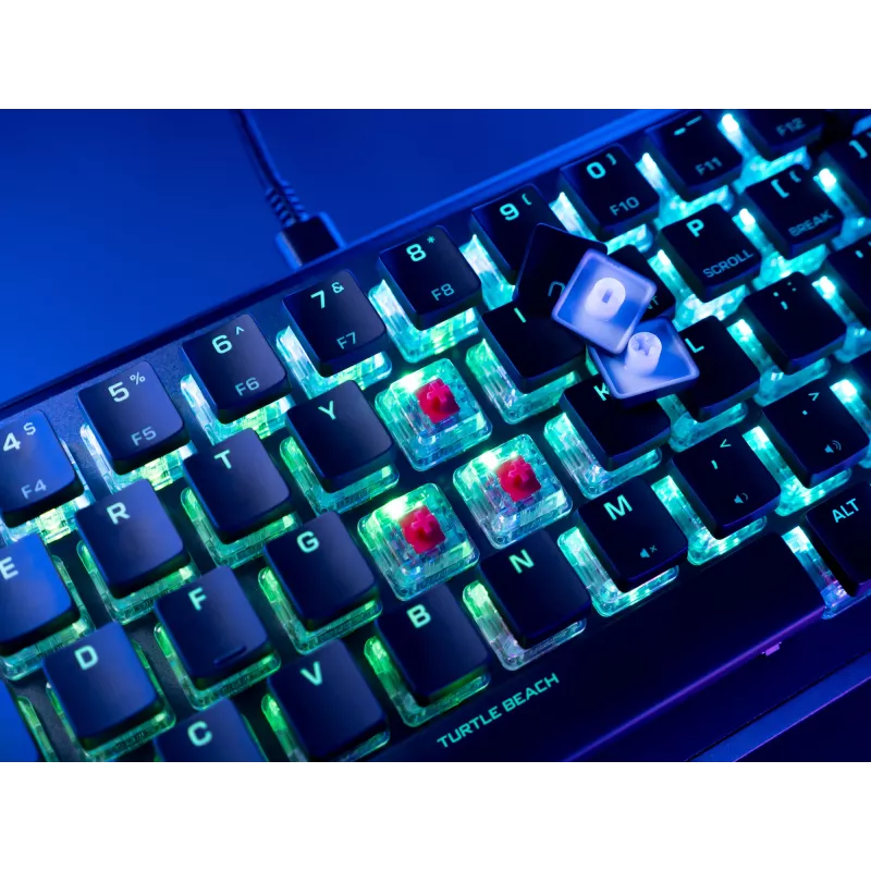 Turtle Beach Vulcan II Mini keyboard Gaming USB QWERTY German Black